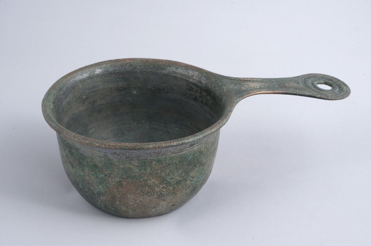serpenyő (bronz) alkotó: Roman