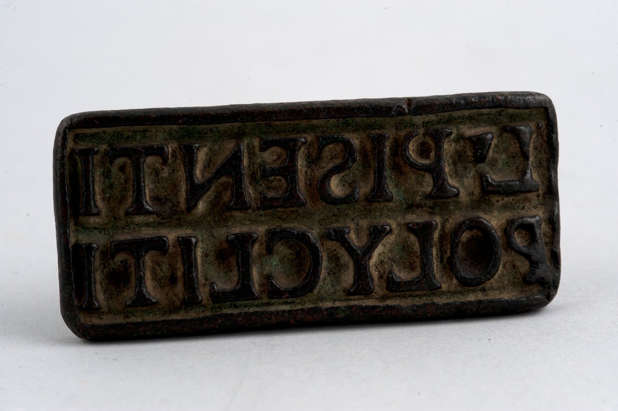Pecsét (bronz) alkotó: Roman