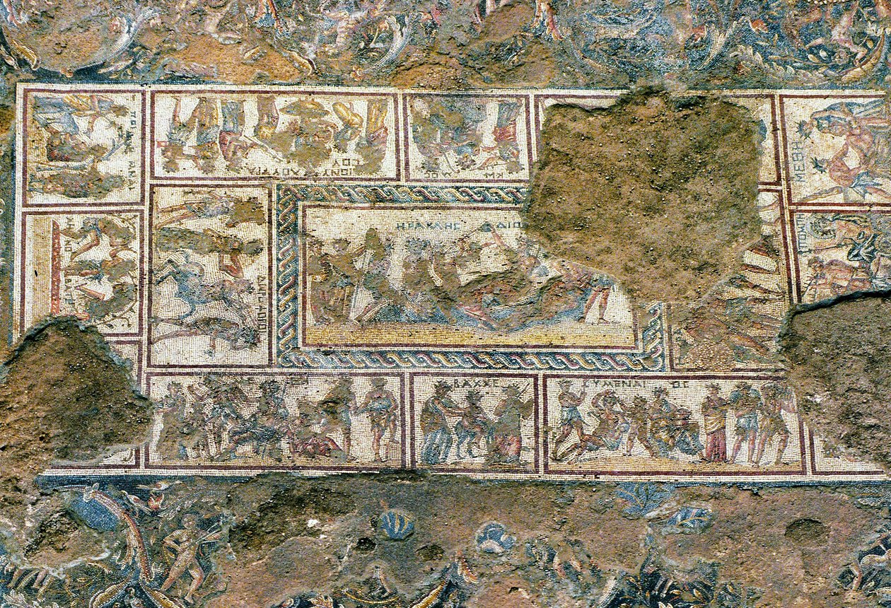 Sepphoris mozaik, Tzippori alkotó: Roman