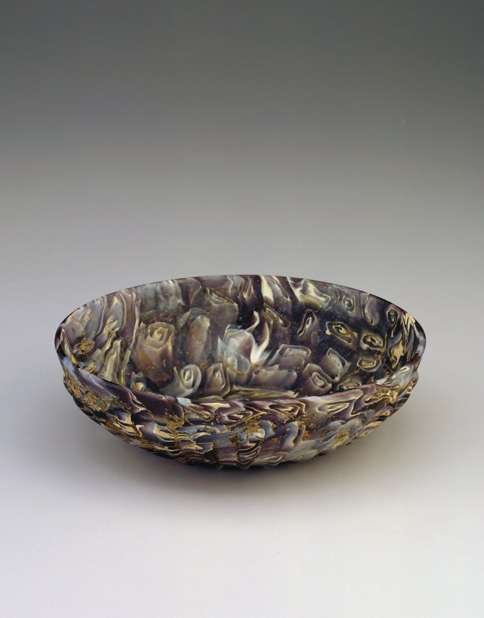 Tál, valószínűleg Alexandriából (üveg) alkotó: Roman Period Egyptian