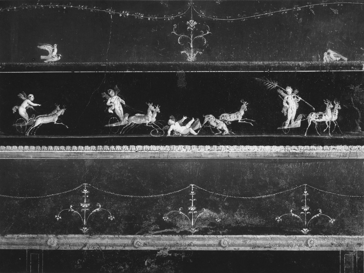 Díszített fríz putti vezető bigae-vel alkotó: Roman Roman