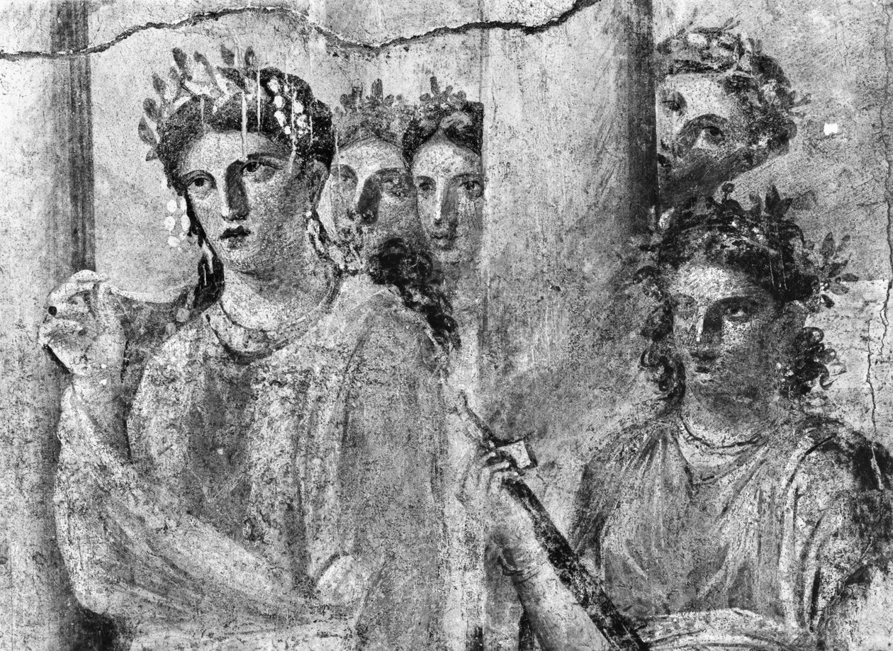 Iphigenia in Tauris, részlet, Pompeiiből, Kr. e. 15-50 körül (lásd még: 242787) alkotó: Roman Roman