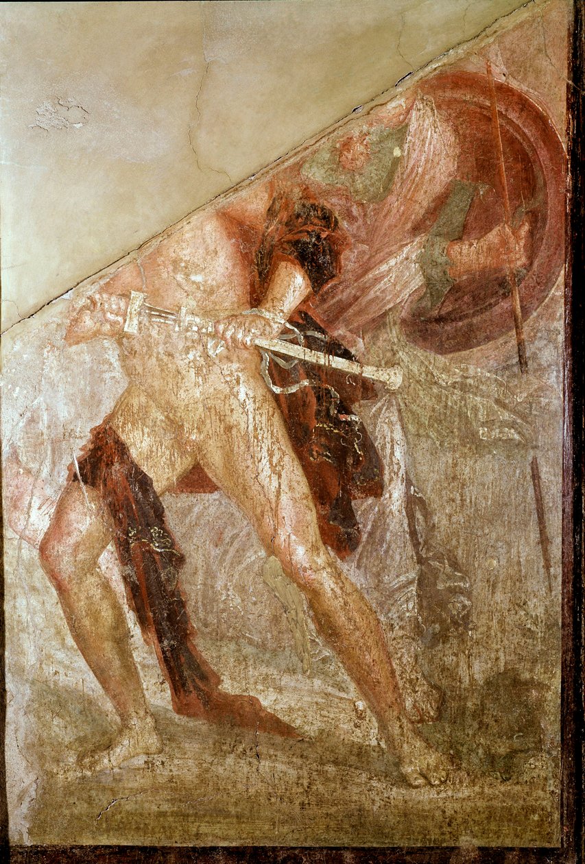 Akhilleusz (freskó alkotó: Roman