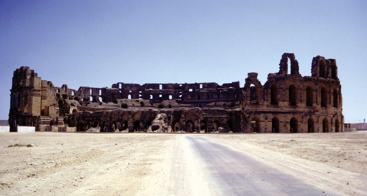 El-Djem amfiteátruma (Tunézia). alkotó: Roman