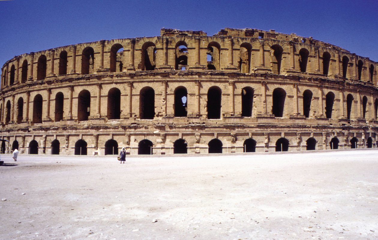 El-Djem amfiteátruma (Tunézia). alkotó: Roman