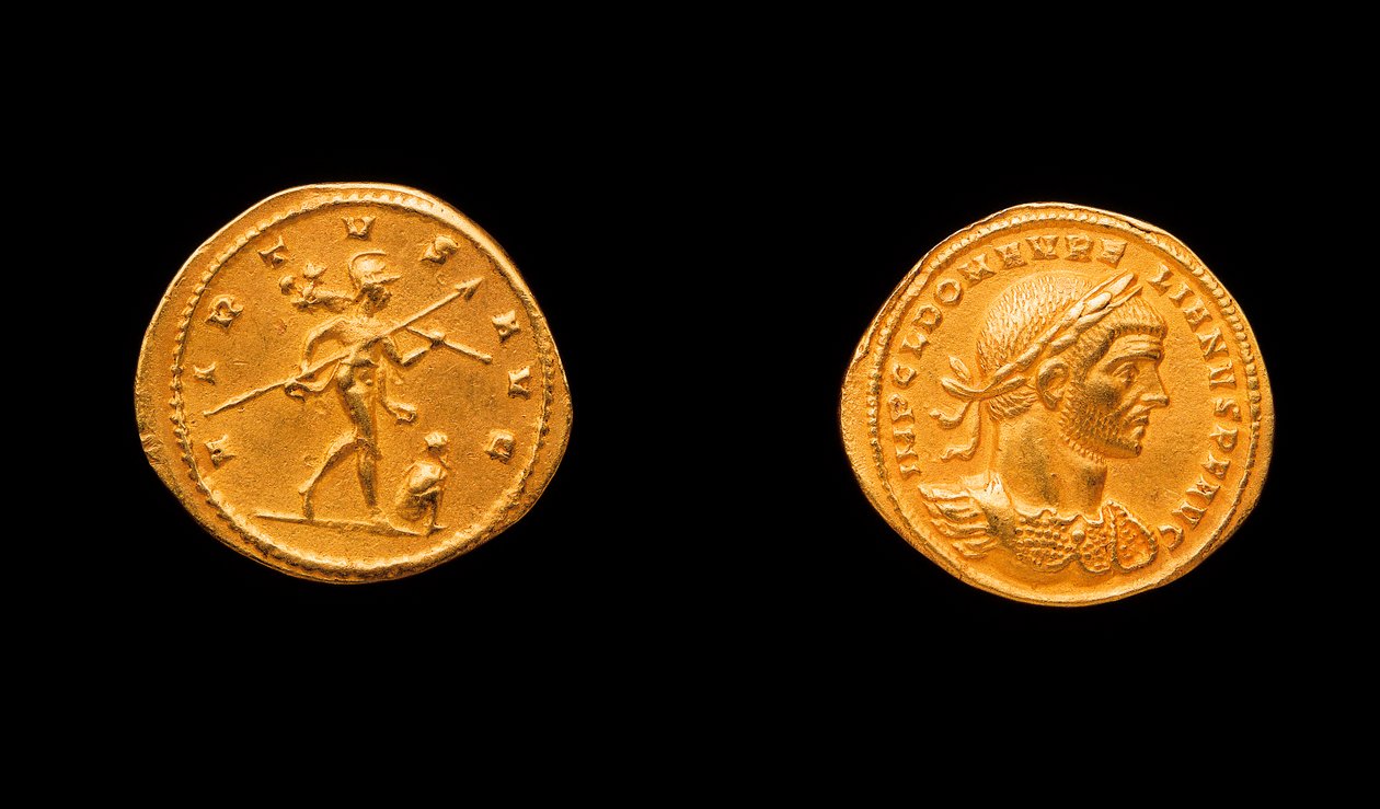 Aurelianus érme, i.sz. 270-275 (arany) alkotó: Roman