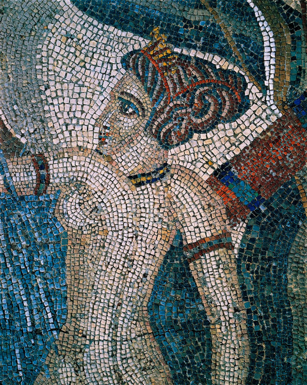 Fürdőző Diana, 2-3. század (mozaik) alkotó: Roman