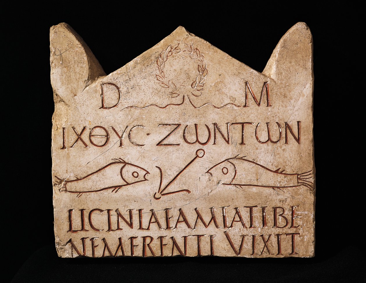 Licinia Amias temetési sztéléje (márvány) alkotó: Roman