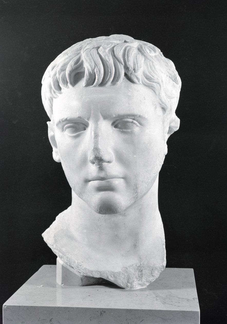 Caesar Augustus feje (Kr. e. 63-14) alkotó: Roman
