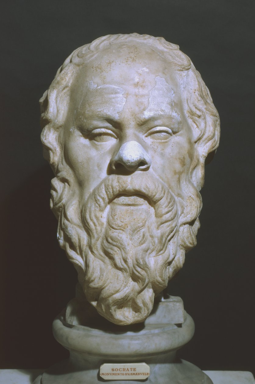 Szókratész feje (márvány) alkotó: Roman