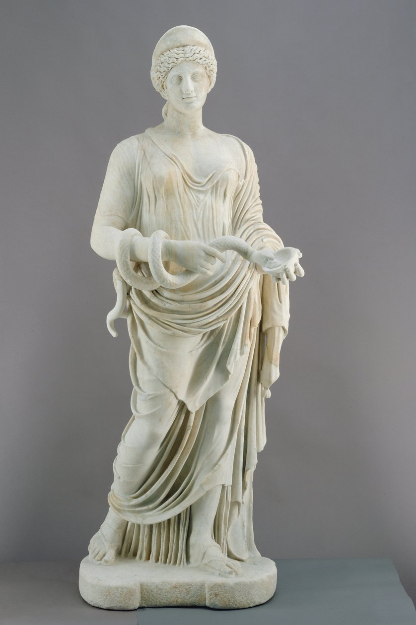 Hygieia, i.sz. 170 körül (márvány) alkotó: Roman