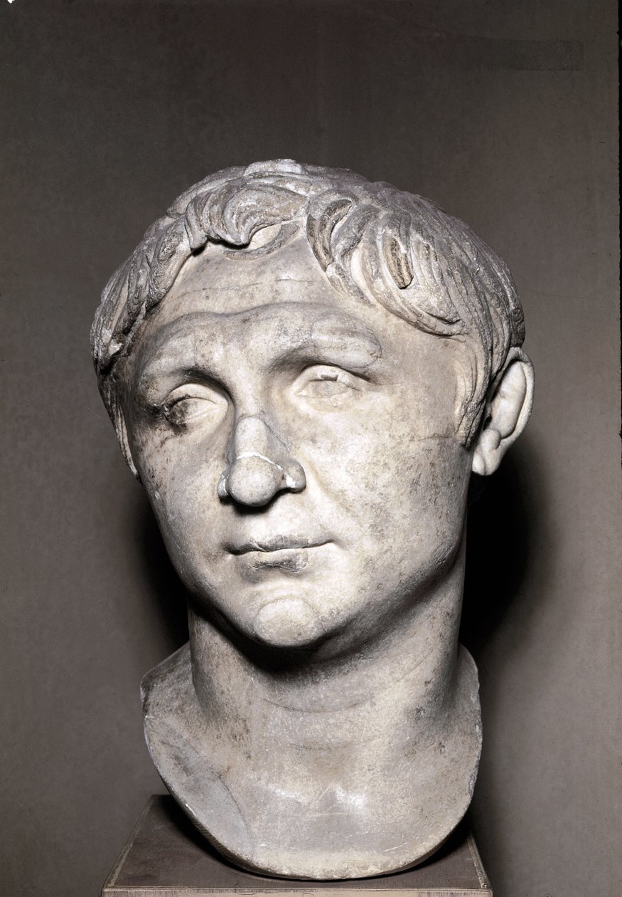 Nagy Pompeius portréja (márványszobor) alkotó: Roman