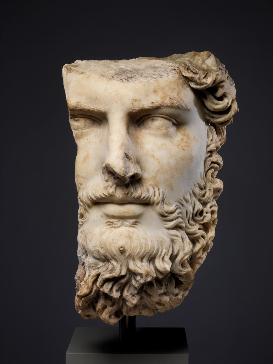 Lucius Verus társcsászár portréja alkotó: Roman