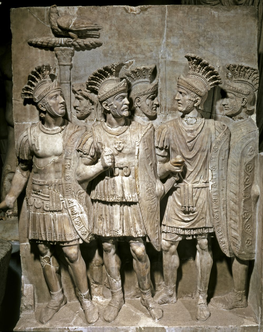 Prétoriánus relief, Kr. u. 51-52 körül (márvány) alkotó: Roman