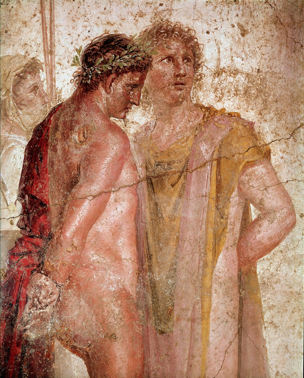 Pylades és Orestes (freskó alkotó: Roman