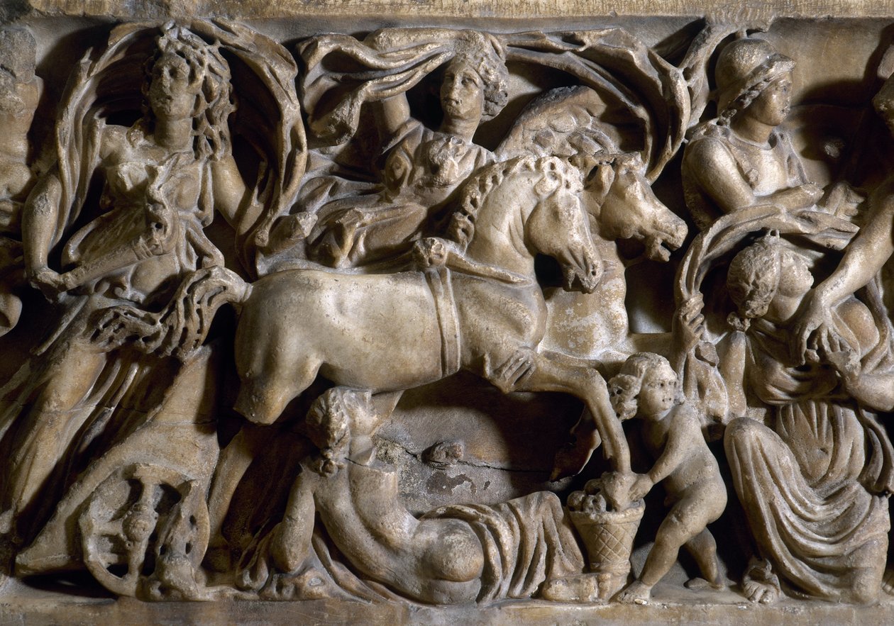 Proserpina elragadtatása, részlet (márvány) alkotó: Roman