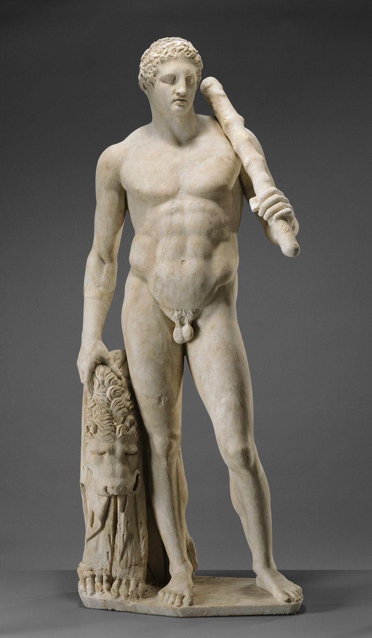Herkules szobra, 125 körül (márvány) alkotó: Roman