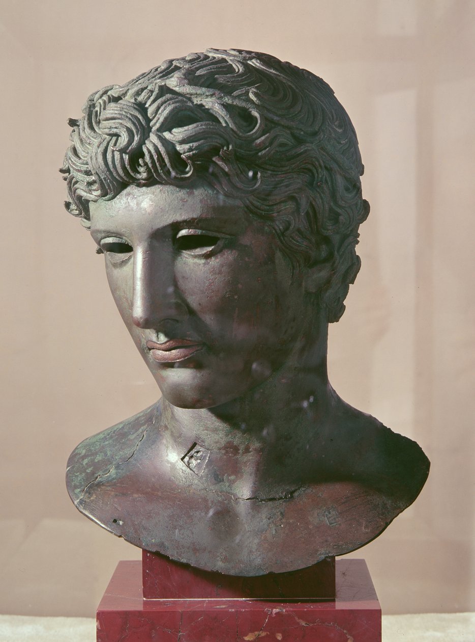 A „Benevento” fej, ie 50 körül (bronz) alkotó: Roman