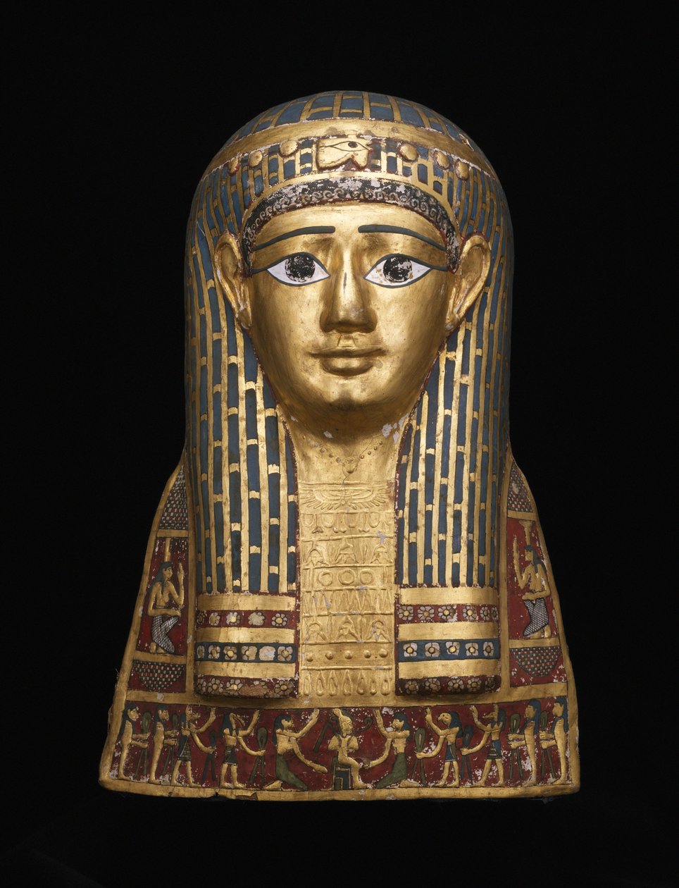 Múmia fejfedő, Kr. e. 1. század alkotó: Roman Period Egyptian