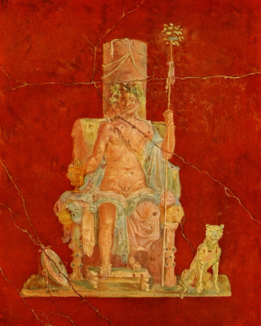 Dionüszosz trónon ül alkotó: Roman Roman