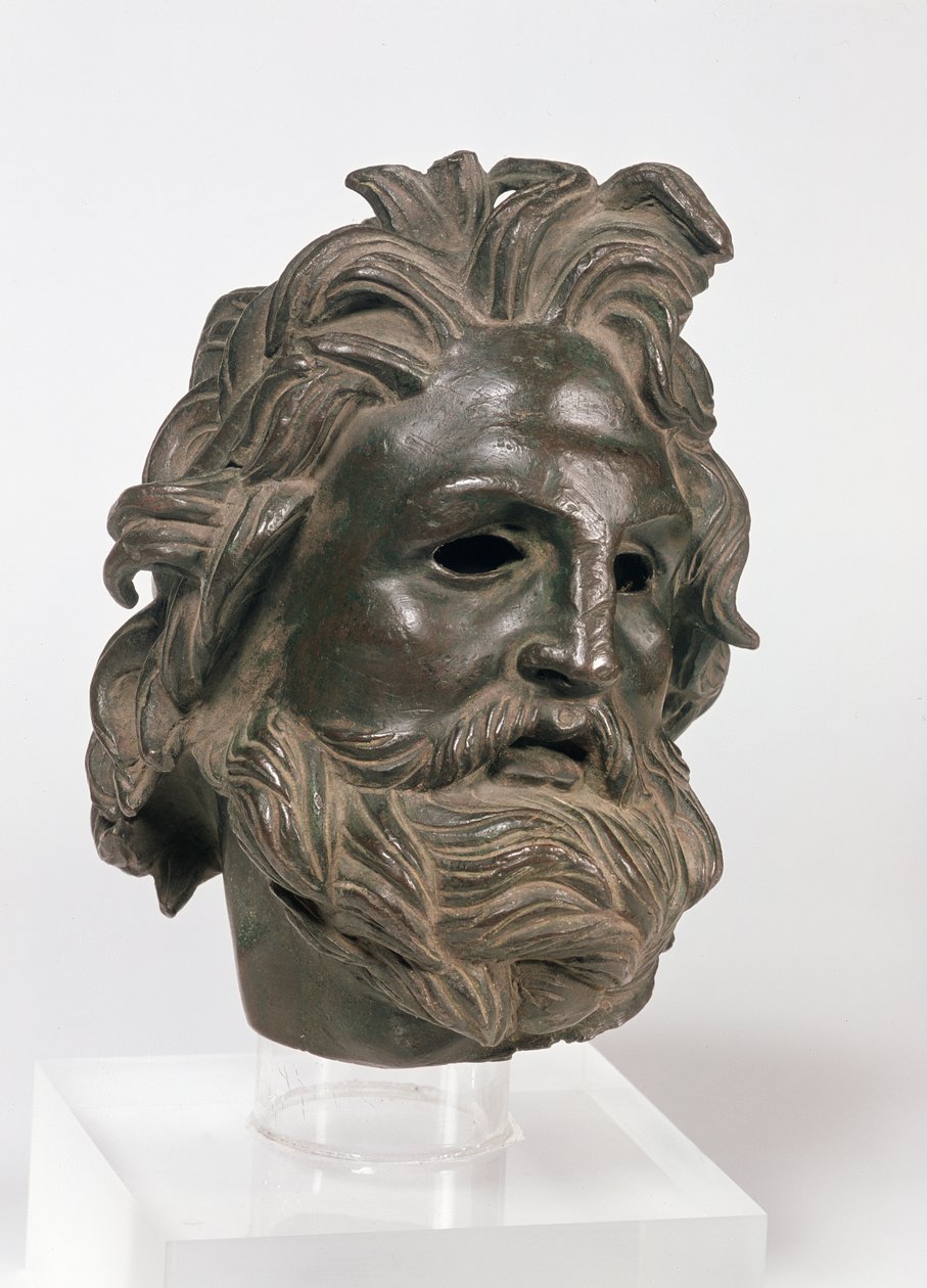 Poseidon feje (bronz) alkotó: Roman Roman