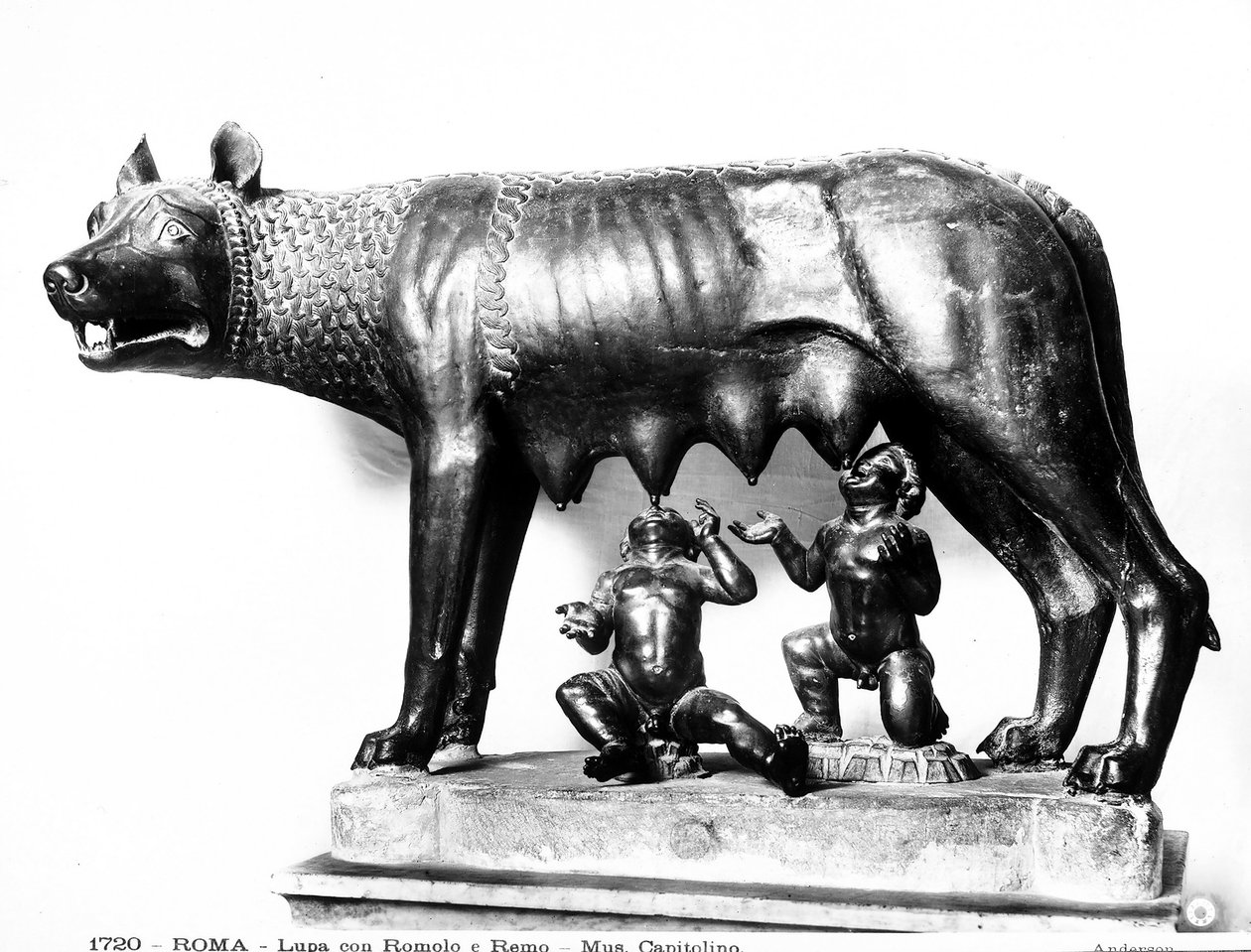 Romulus és Remus (bronz) alkotó: Roman Roman