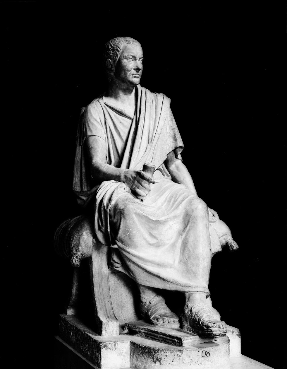 Marcus Claudius Marcellus (i.e. 268-208) szobra (márvány) alkotó: Roman Roman