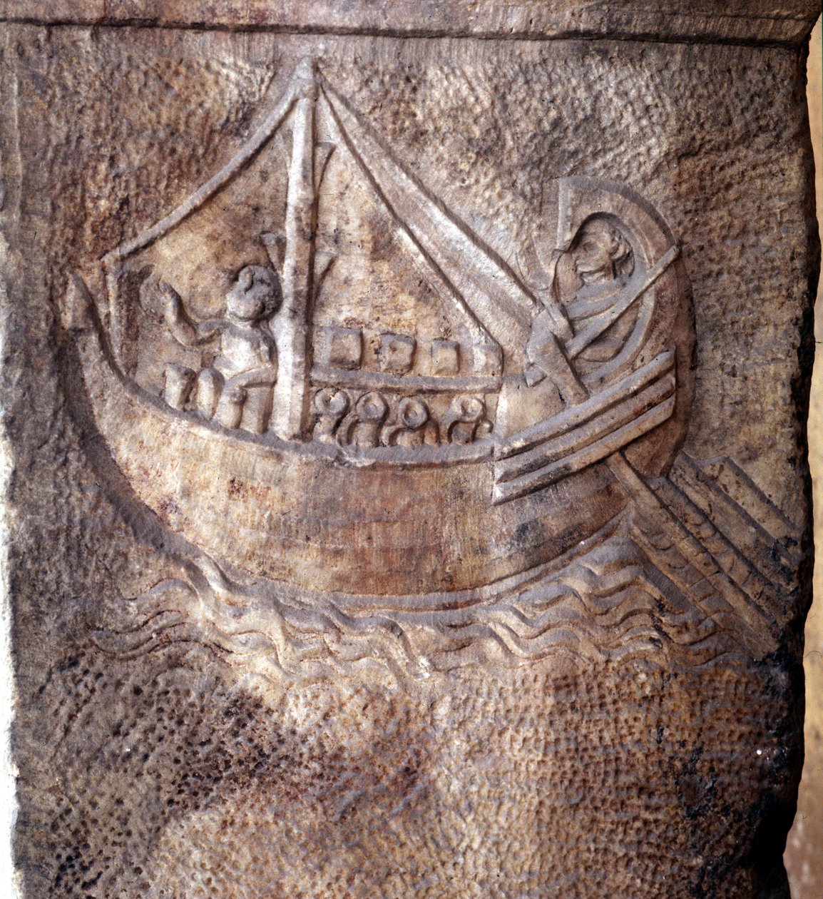 Szállítóhajók a római korból. alkotó: Roman Roman