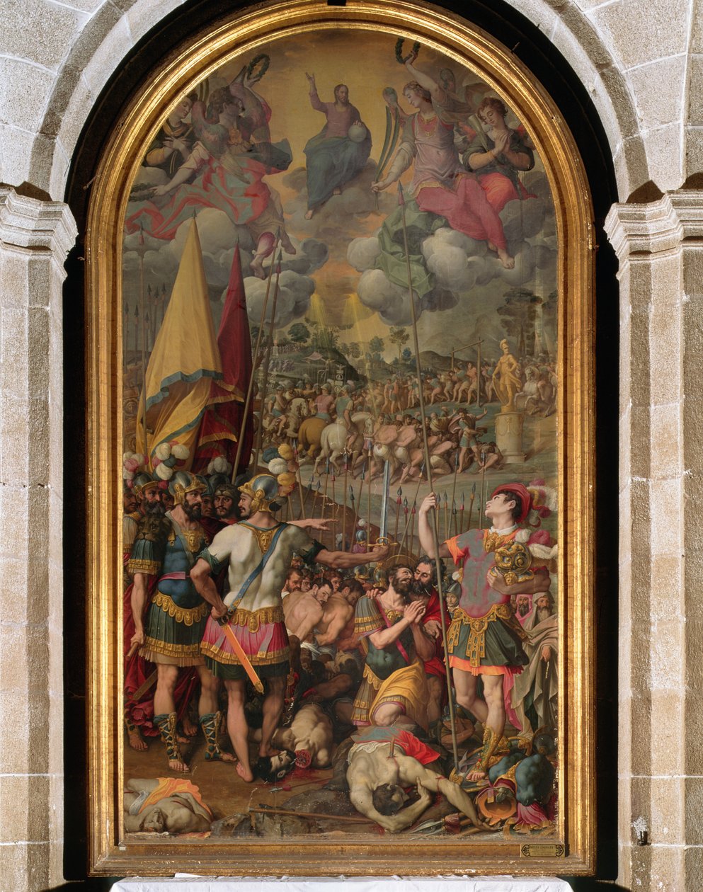 Szent Mór vértanúsága alkotó: Romulo Cincinnato