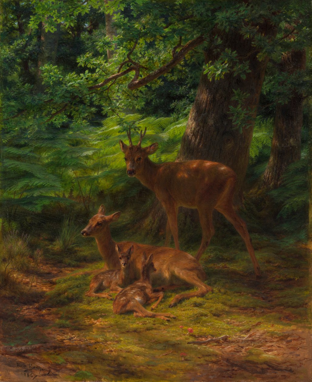 Szarvas nyugalomban, 1867 alkotó: Rosa Bonheur