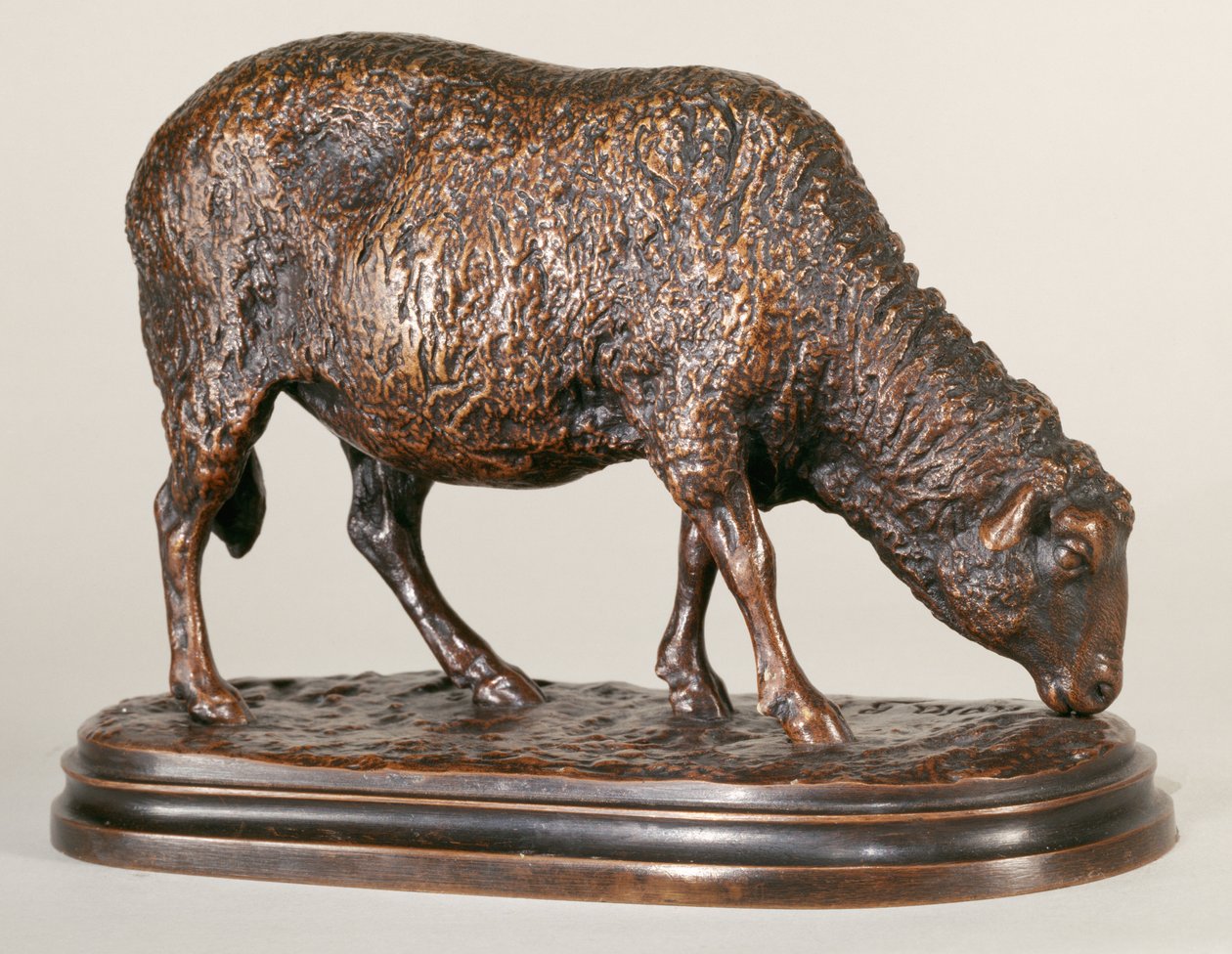 Egy legelő bárány (bronz) (a 226301 előlapja) alkotó: Rosa Bonheur
