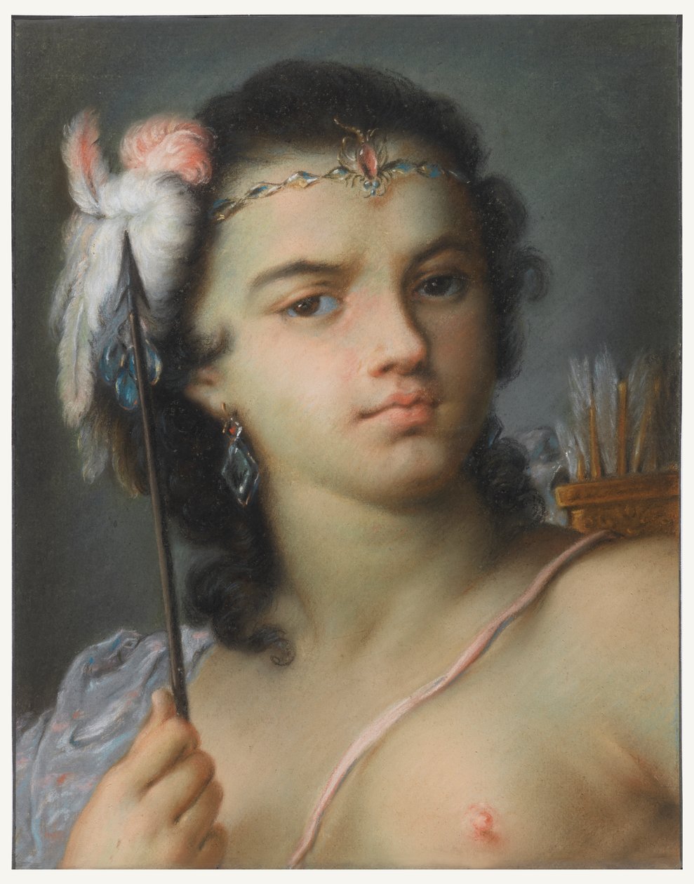 Amerika megszemélyesítése alkotó: Rosalba Carriera