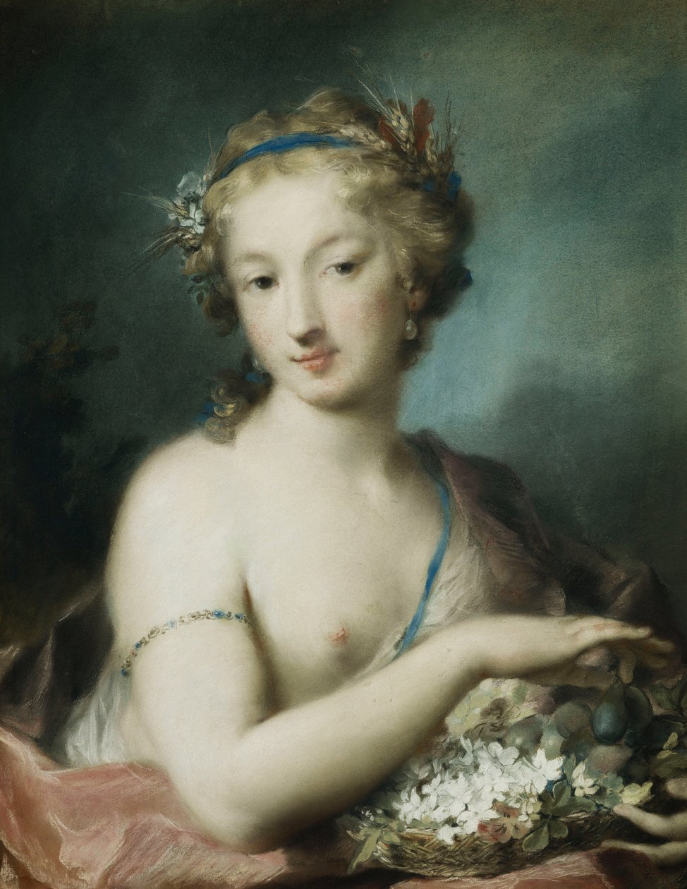 Flora, Félhosszú, Szilvával, alkotó: Rosalba Giovanna Carriera