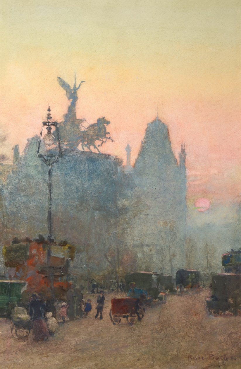 Wellington Arch, London (akvarell) alkotó: Rose Maynard Barton