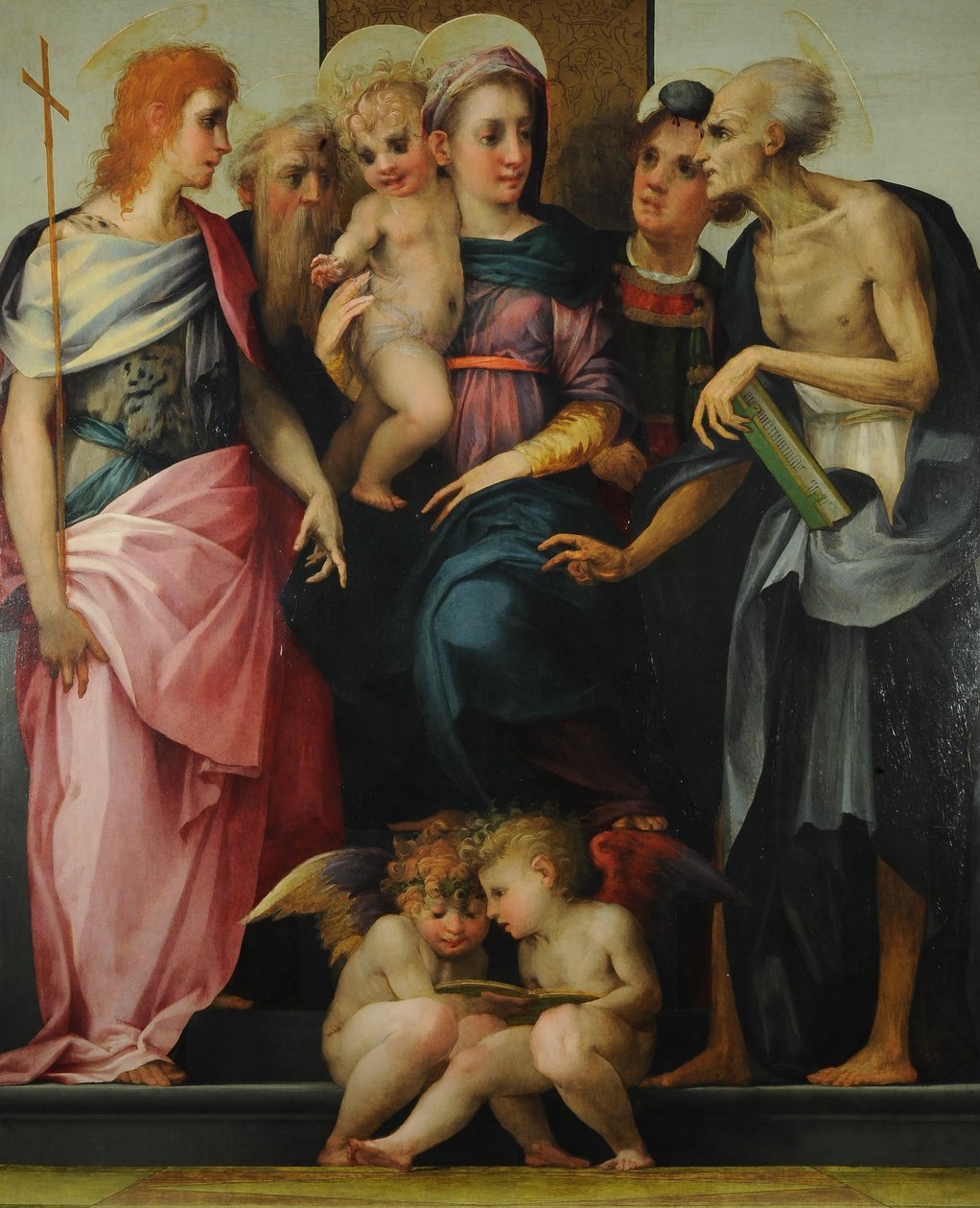 Angyal zenész alkotó: Rosso Fiorentino