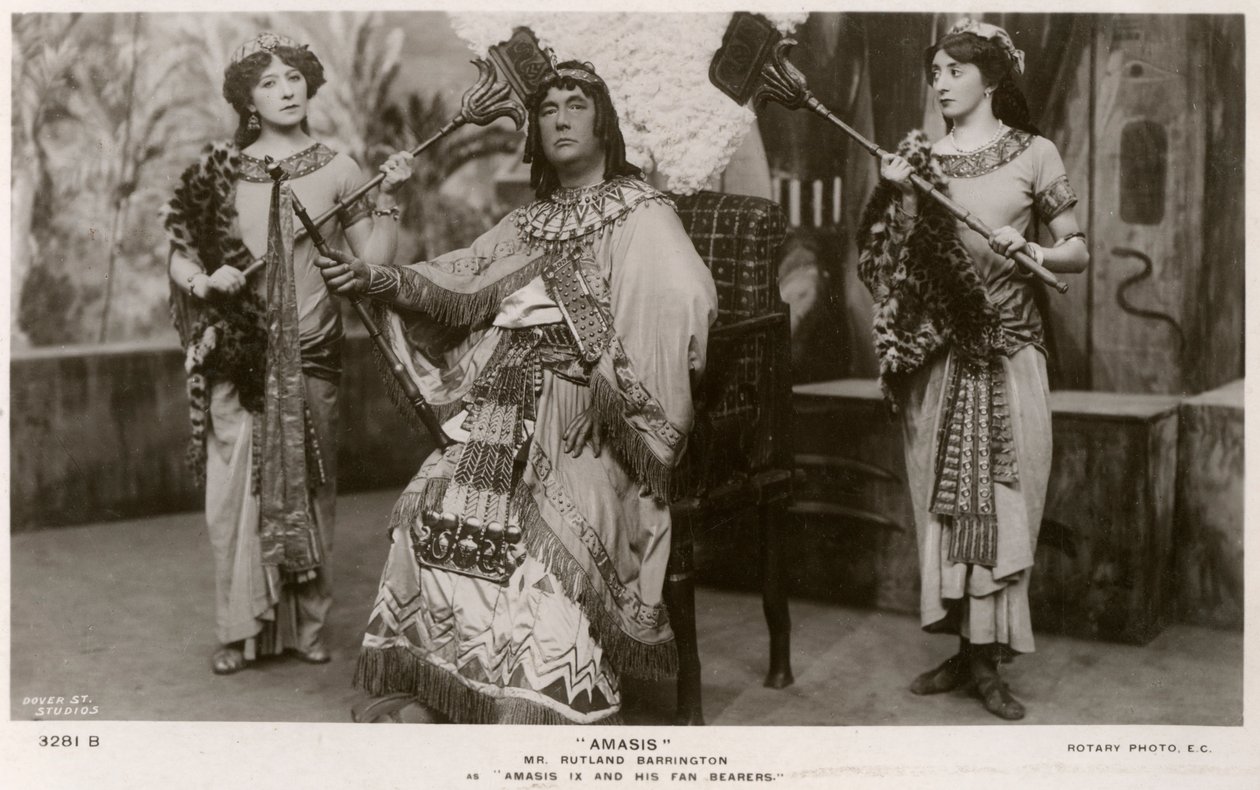 Az Amasis szereplőgárdájának tagjai, 1906. alkotó: Rotary Photo