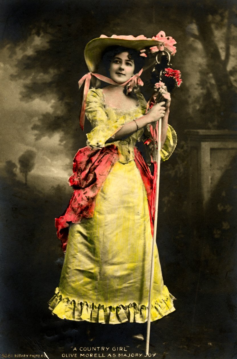 Olive Morell, színésznő, 1903. alkotó: Rotary Photo