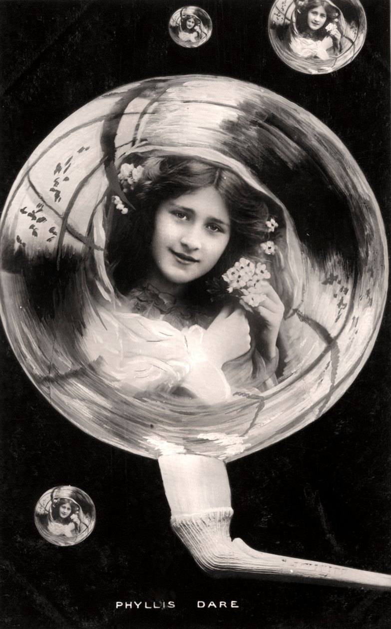 Phyllis Dare 1890-1975, angol színésznő, 1907. alkotó: Rotary Photo