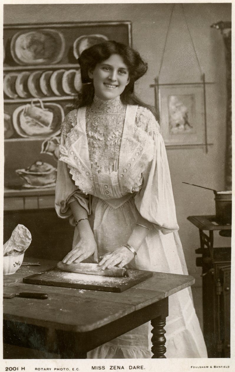 Zena Dare, brit színésznő, 1900-as évek. alkotó: Rotary Photo