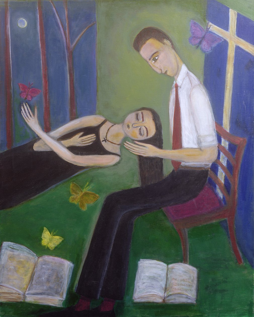 Vízkereszt, 2002 (akril, vászon) alkotó: Roya Salari