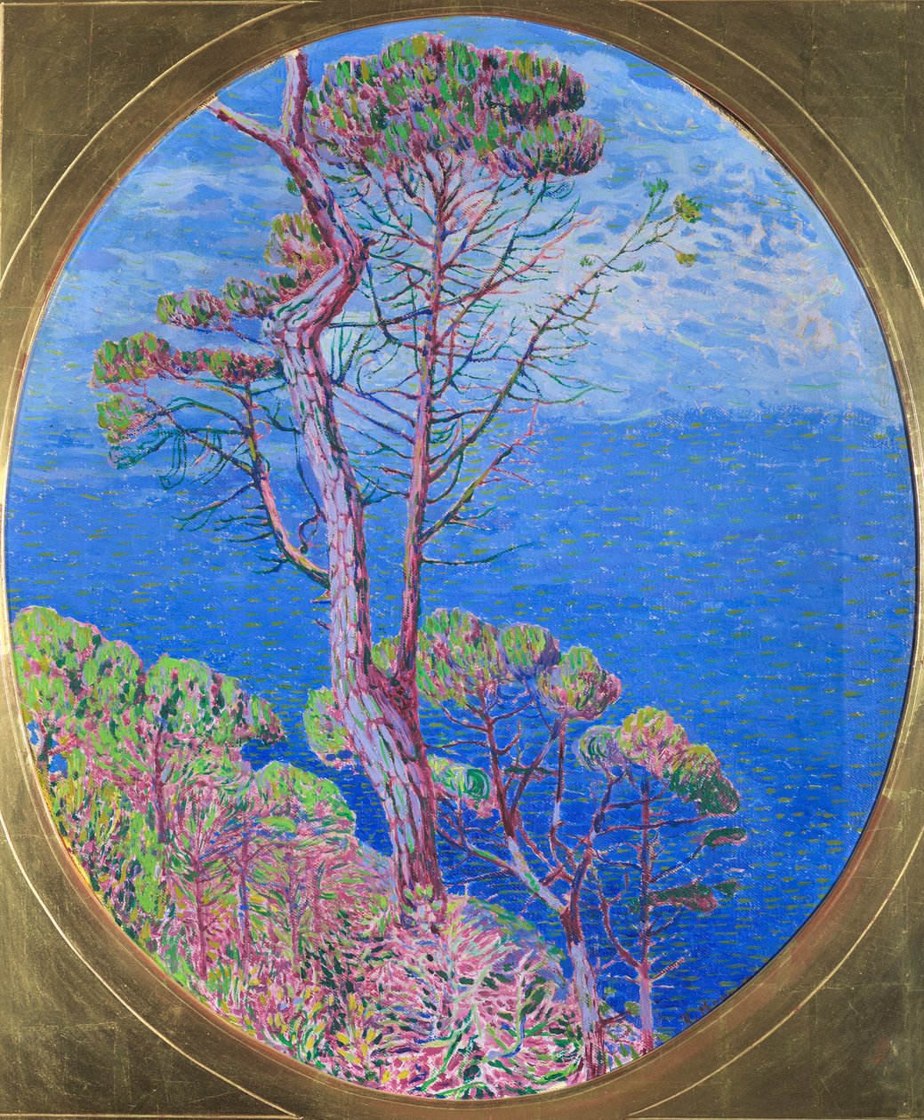 Fenyők, 1910-1914 körül alkotó: Rubaldo Merello