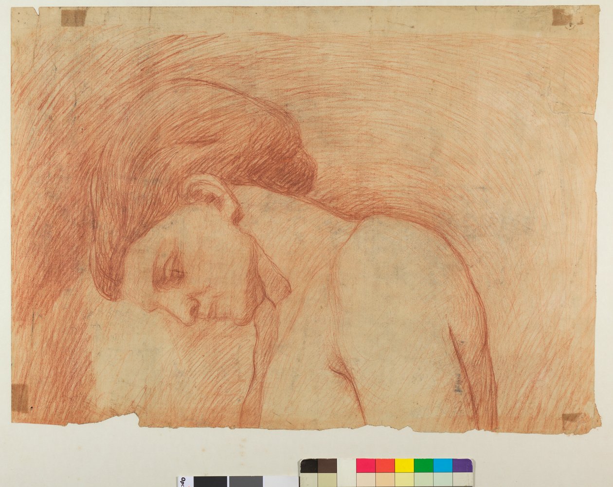 Feleségének portréja, 1918 körül alkotó: Rubaldo Merello