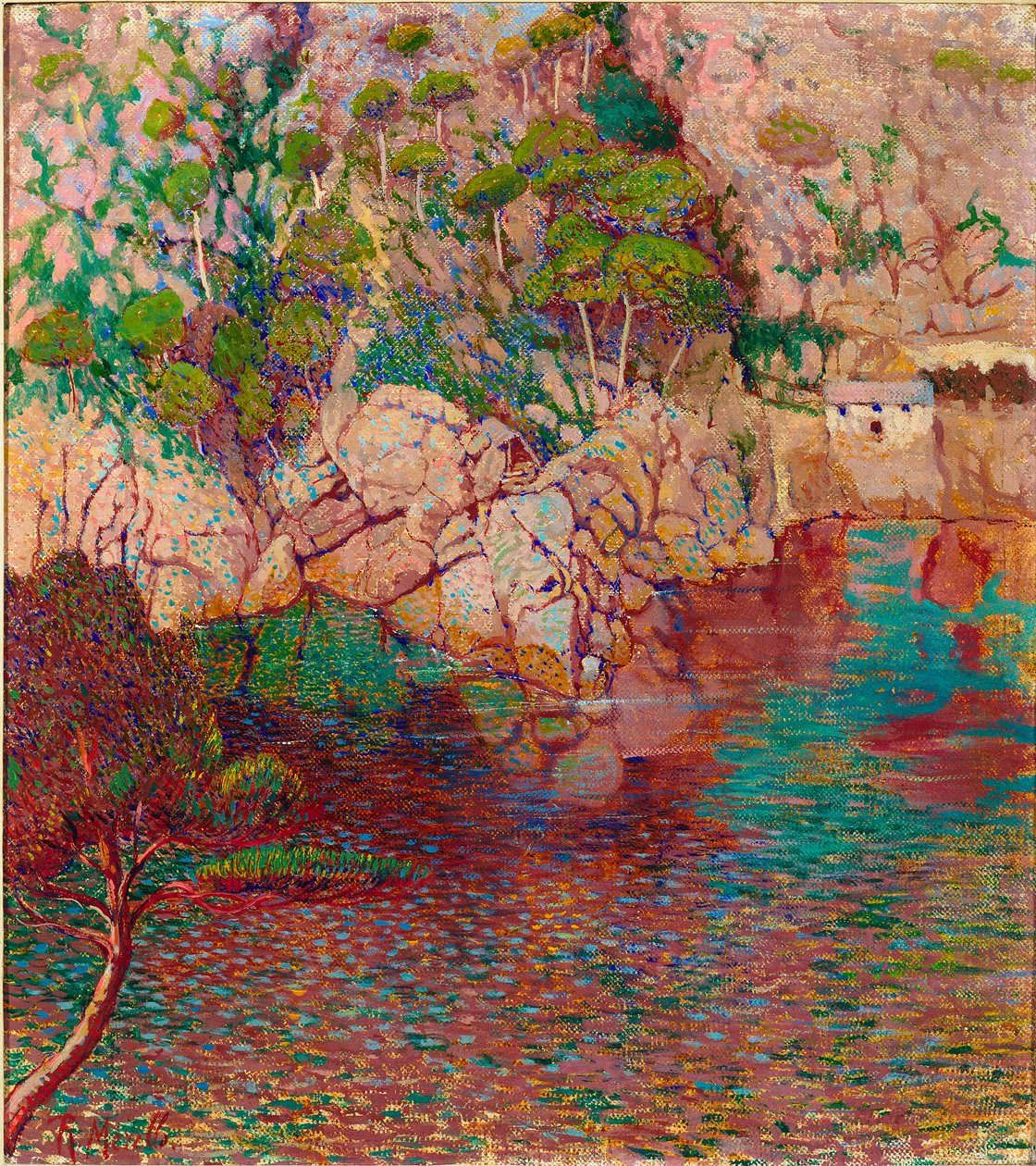 Sziklák és tenger, 1910-14 körül alkotó: Rubaldo Merello