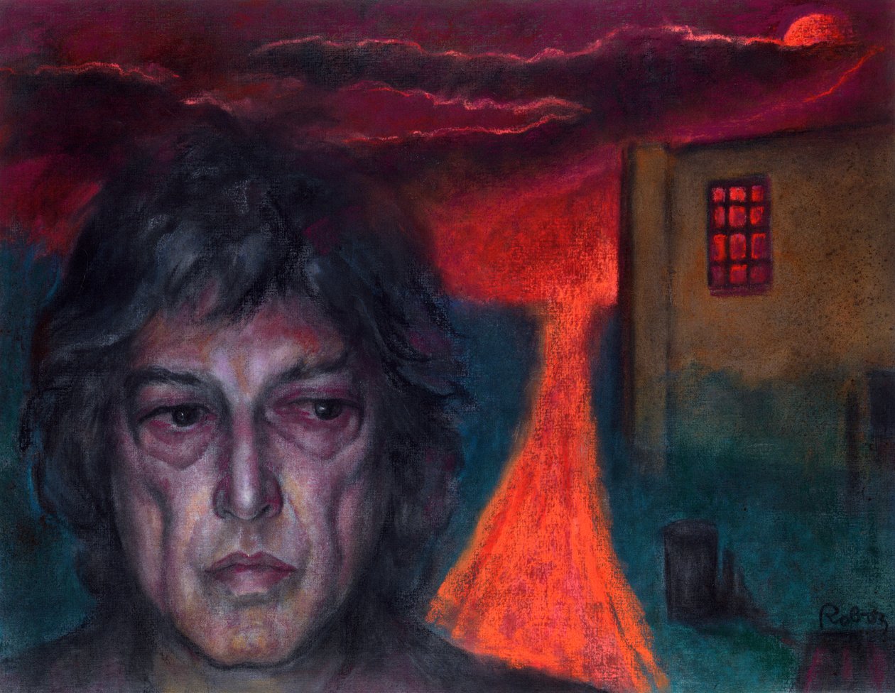 Sir Tom Stoppard portrait by Zsuzsi Roboz in pastels c alkotó: Rudolf Eichstaedt