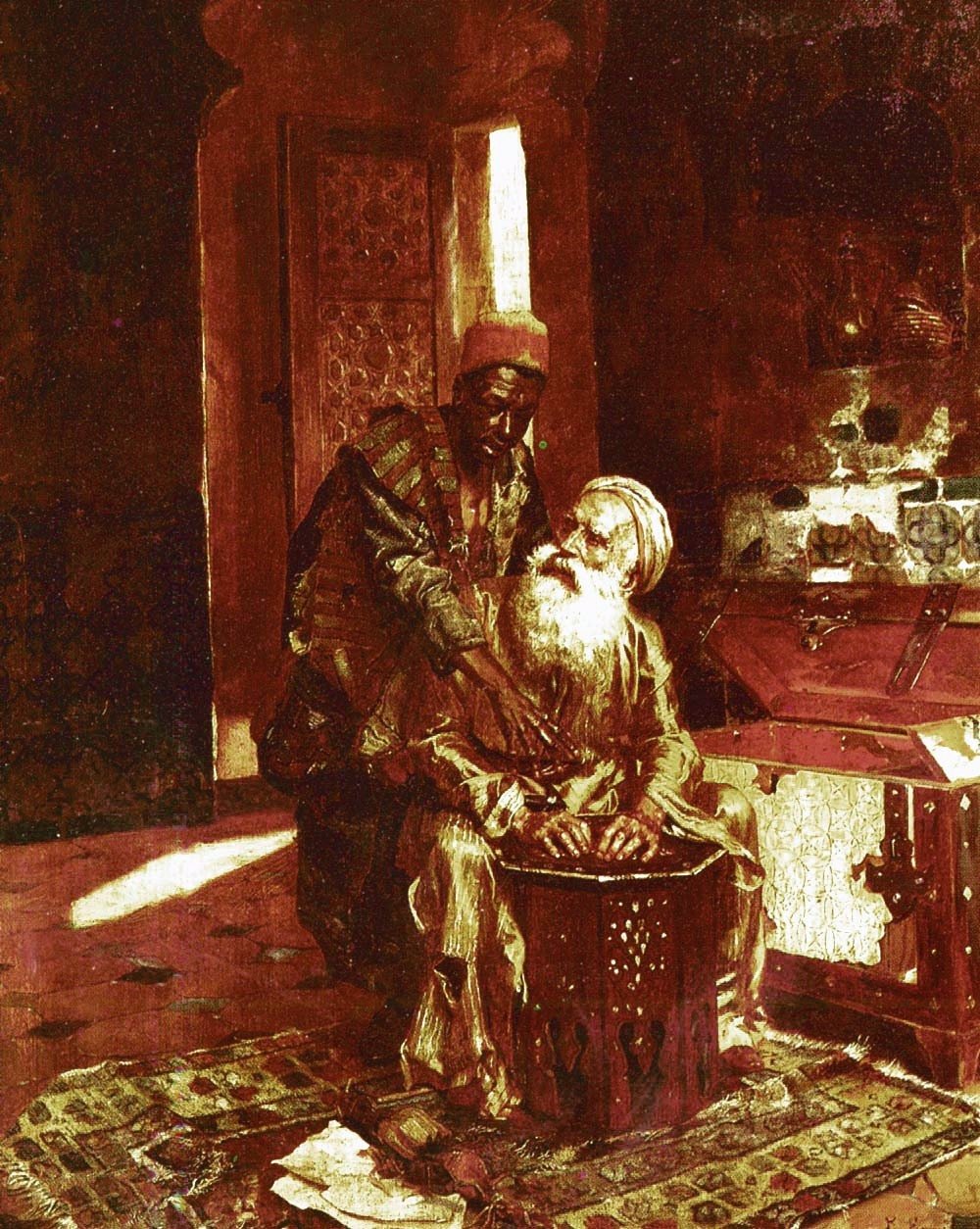 A pénzváltó alkotó: Rudolphe Ernst
