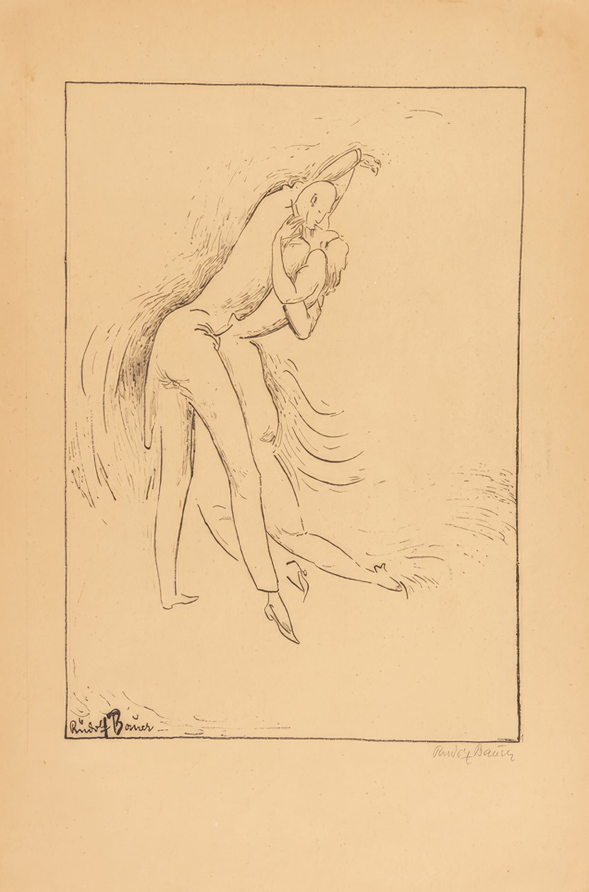Első szint - Tánc képek alkotó: Rudolf Bauer