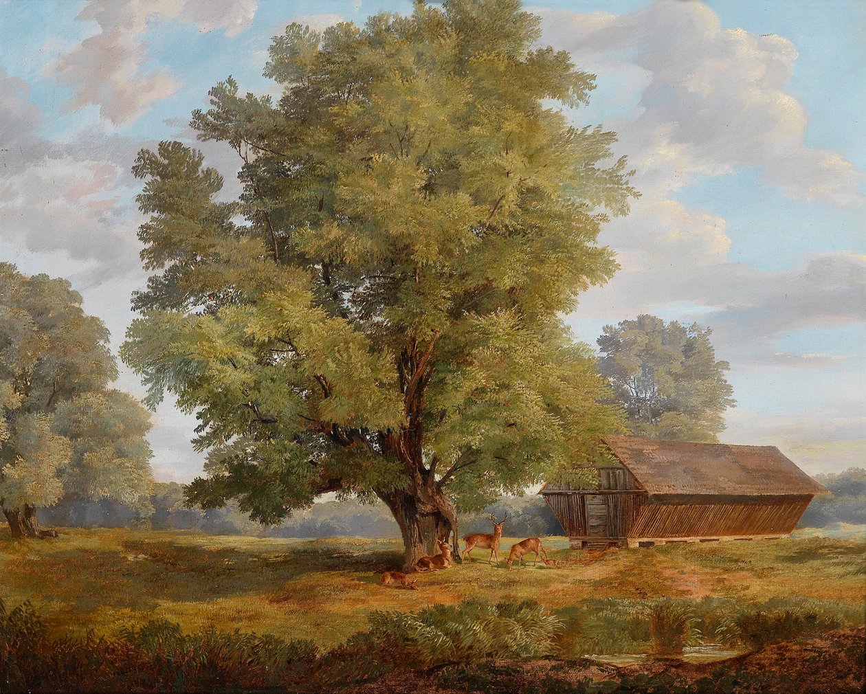 Szarvas a Praterauban alkotó: Rudolf Swoboda