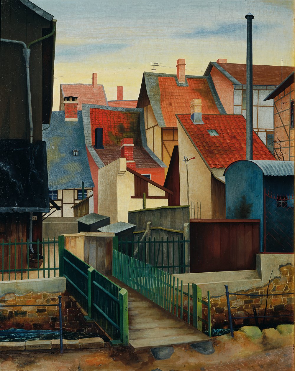 A kennelben (Goslarban) alkotó: Rudolf Wacker