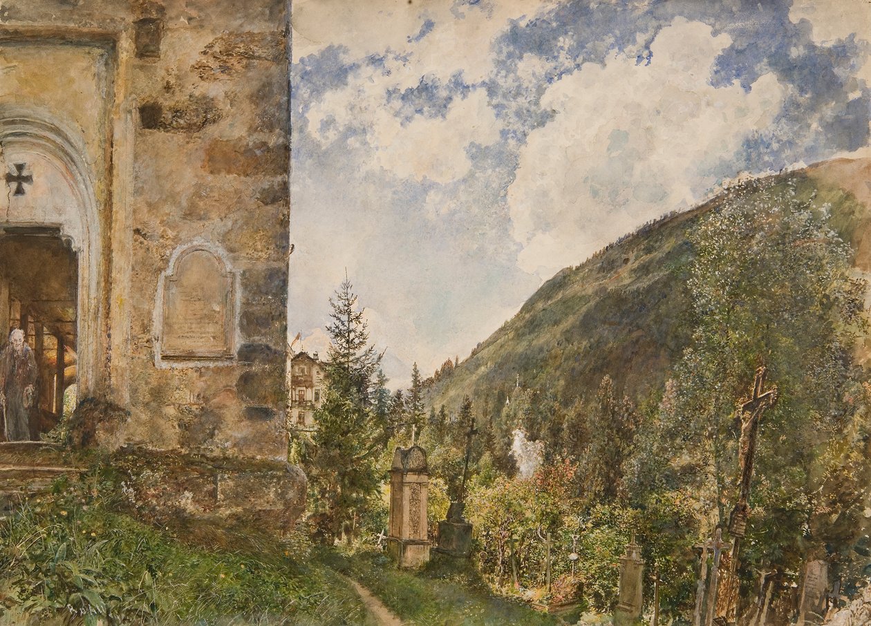 A gasteini temető alkotó: Rudolf von Alt