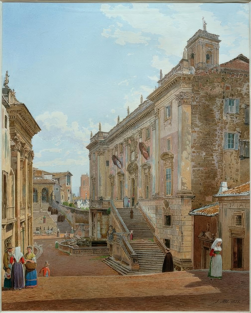 Róma / Róma (Olaszország), alkotó: Rudolf von Alt